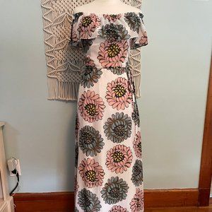 Full length floral gown